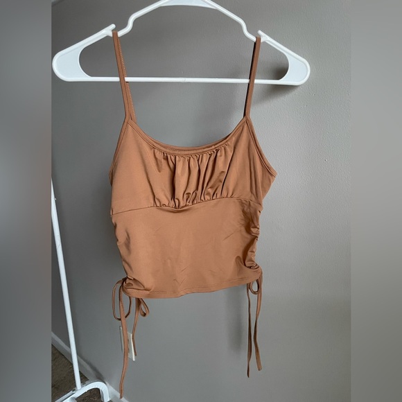 Tan Sinched Tank Top - Picture 1 of 2